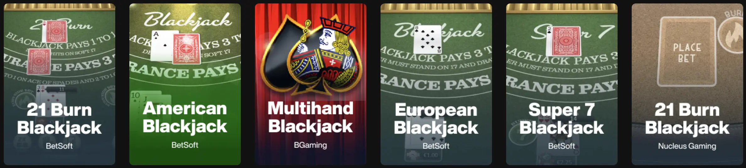 Just Casino Blackjack Games